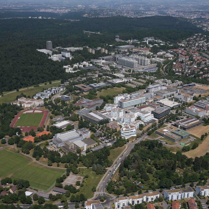 Aerial view Campus Vaihingen