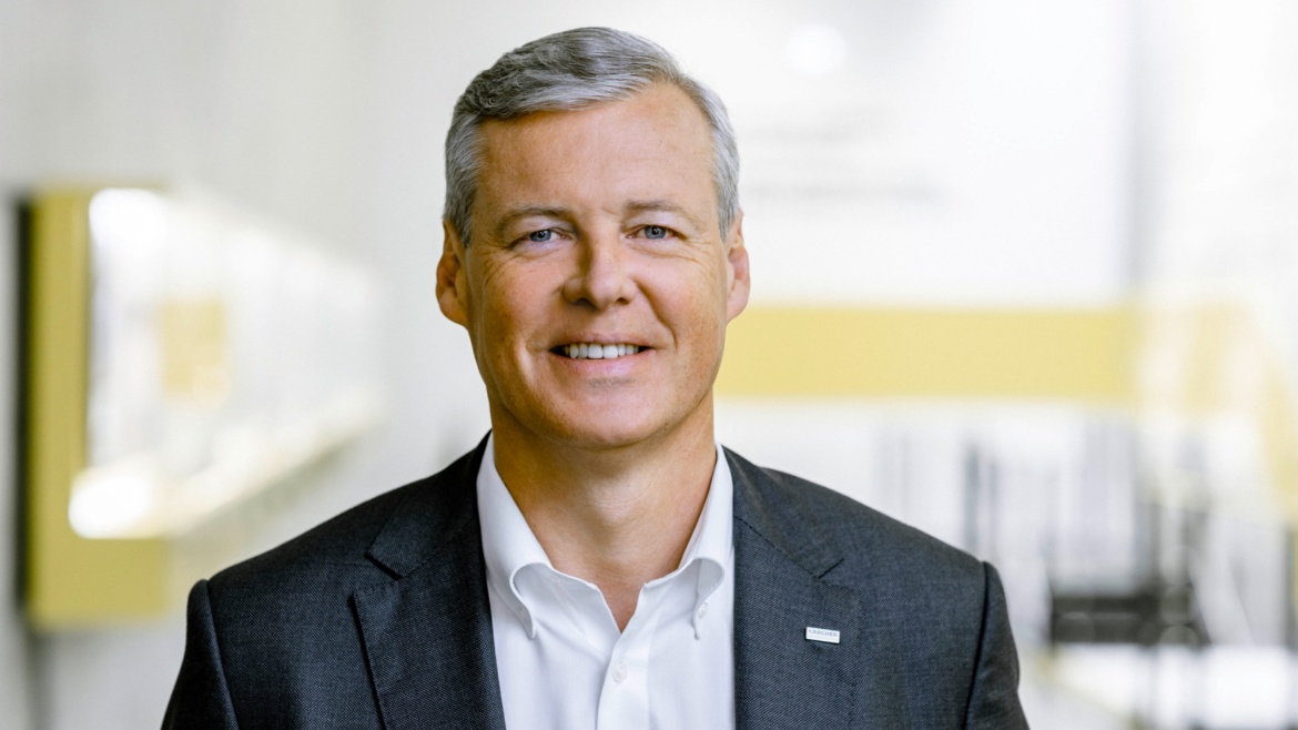 Hartmut Jenner, CEO of the Alfred Kärcher SE & Co. KG