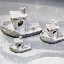 Small model ships from the 3D printer 