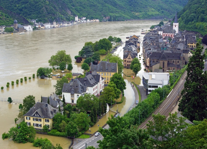 Klimaunfreundliches Handeln kann zu Hochwasser führen.