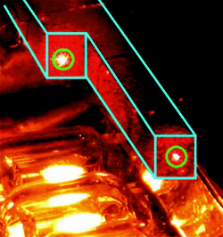 Experimenteller Aufbau zur zeit-differentiellen Dilatometrie