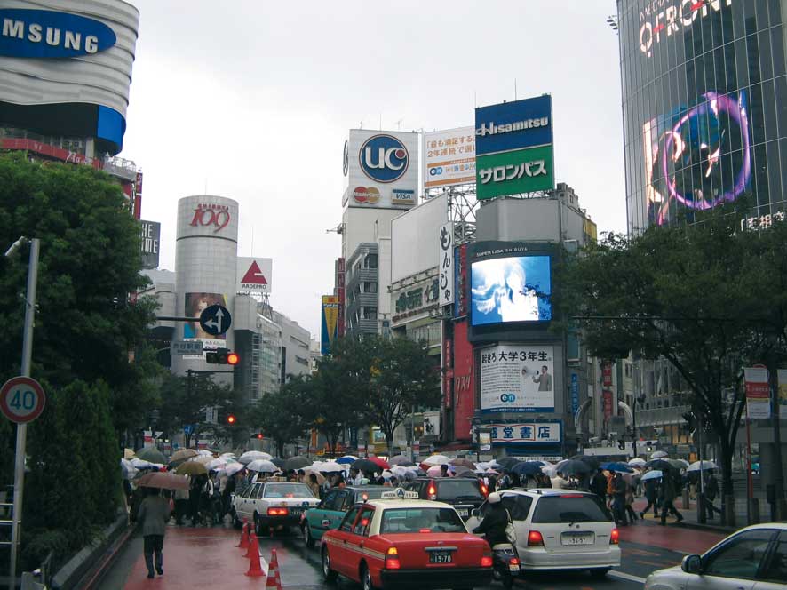 shibuya-kreuzung in tokyo