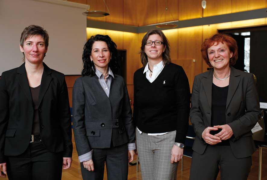Drei neue Professorinnen und Frau Dr. Hardtmann