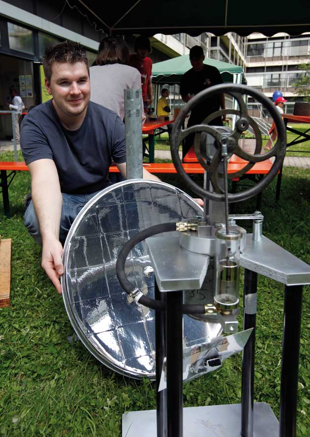 Archivbild Solar-Heißluftmotor