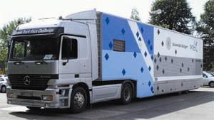 Der Science Truck der Universität Stuttgart