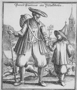 Salzburger Emigranten des 18. Jahrhunderts in typischer Tracht