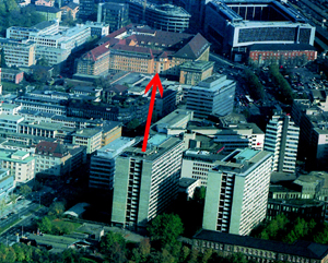 Nicht weit vom KII entfernt finden die Geistes- und Sozialwissenschaften ihr Zwischendomizil