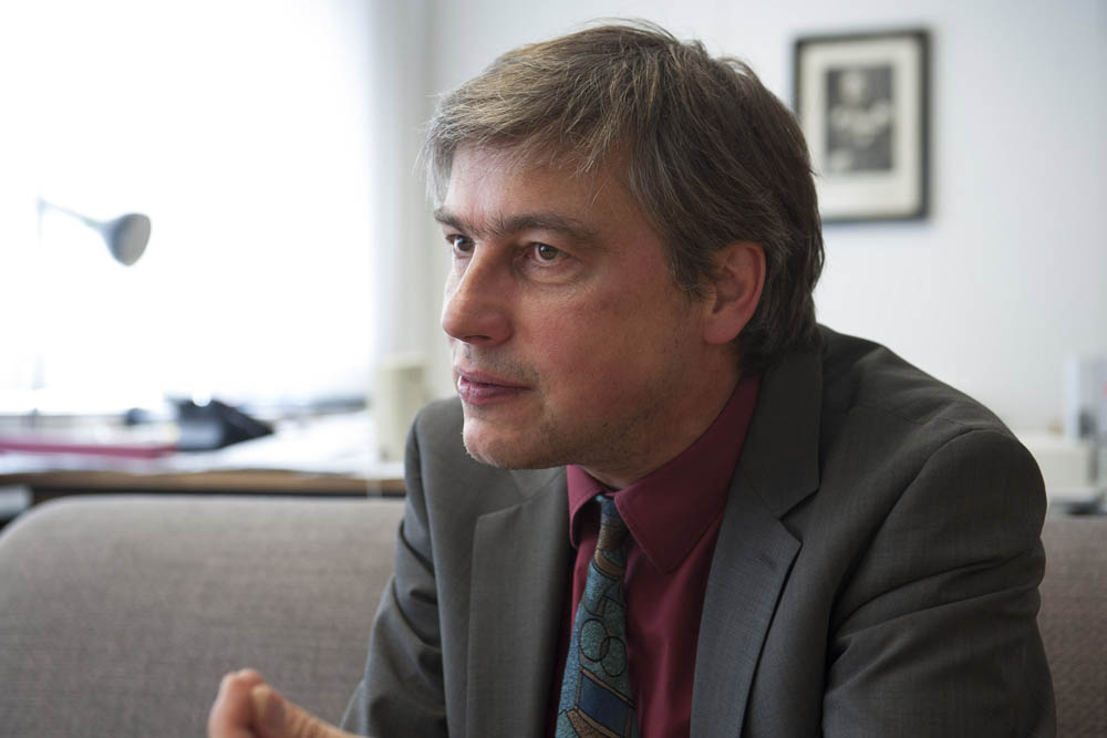 This picture shows Prof. Wolfram Pyta