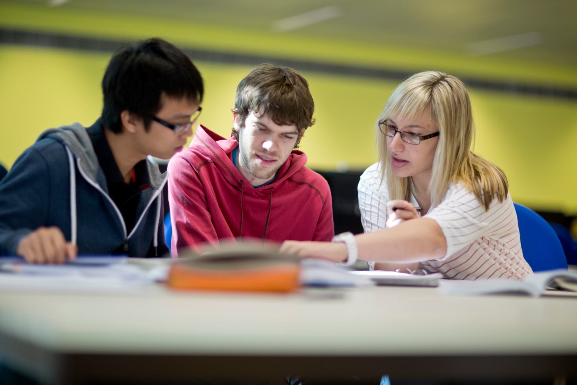 Studierende im Gespräch 