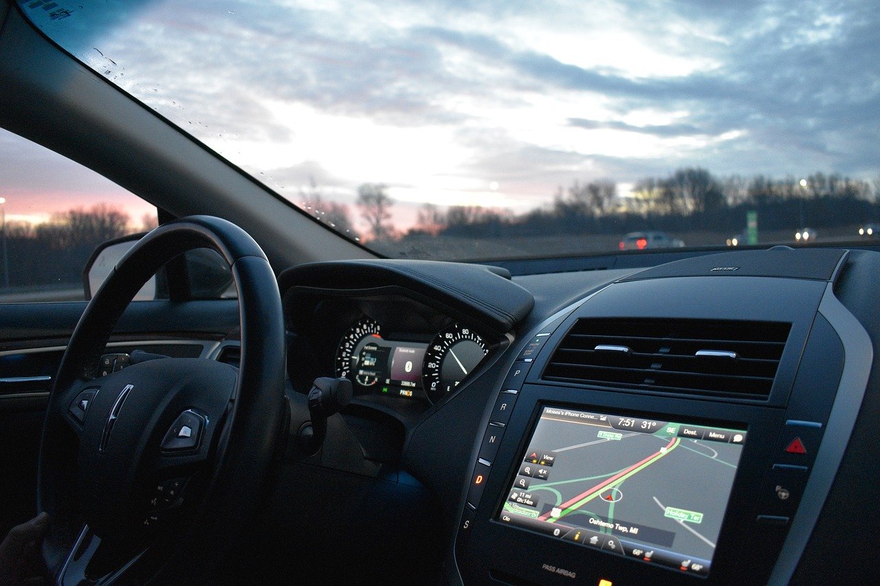 Cockpit eines Autos
