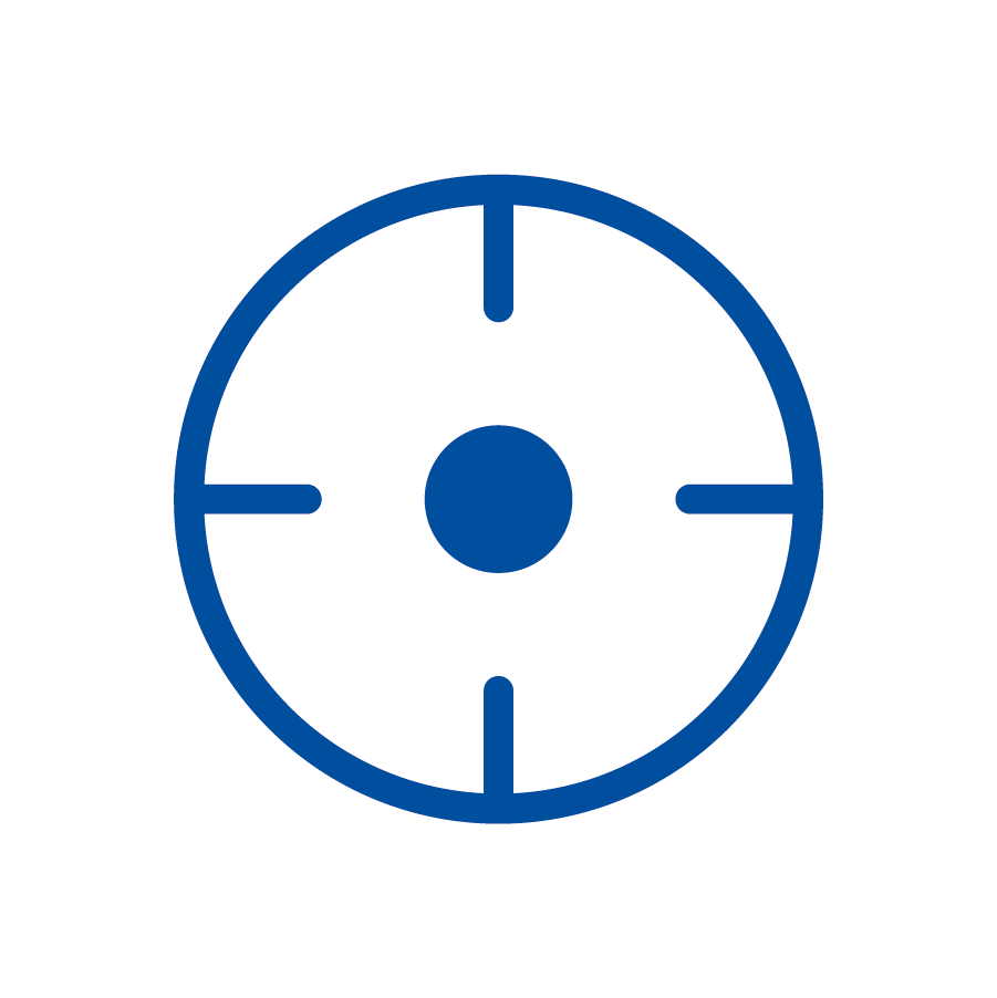 Target as a symbol for subject-specific admission criteria
