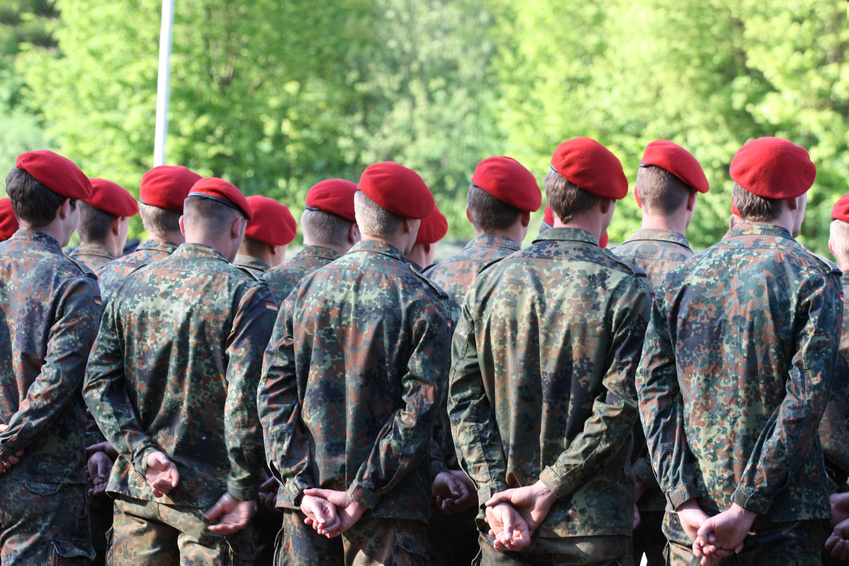 Bundeswehr Soldaten in Uniform