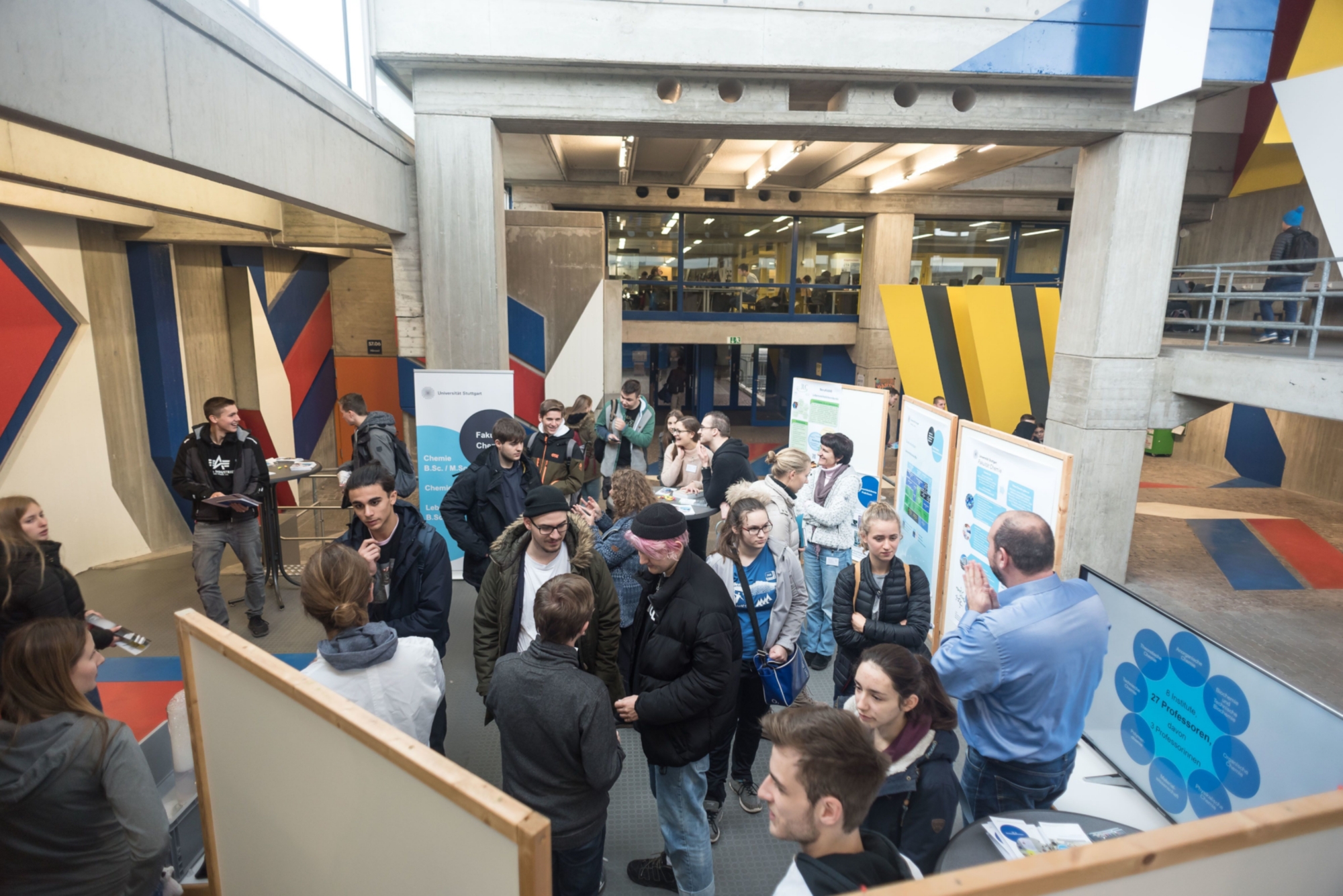 Students at the University of Stuttgart