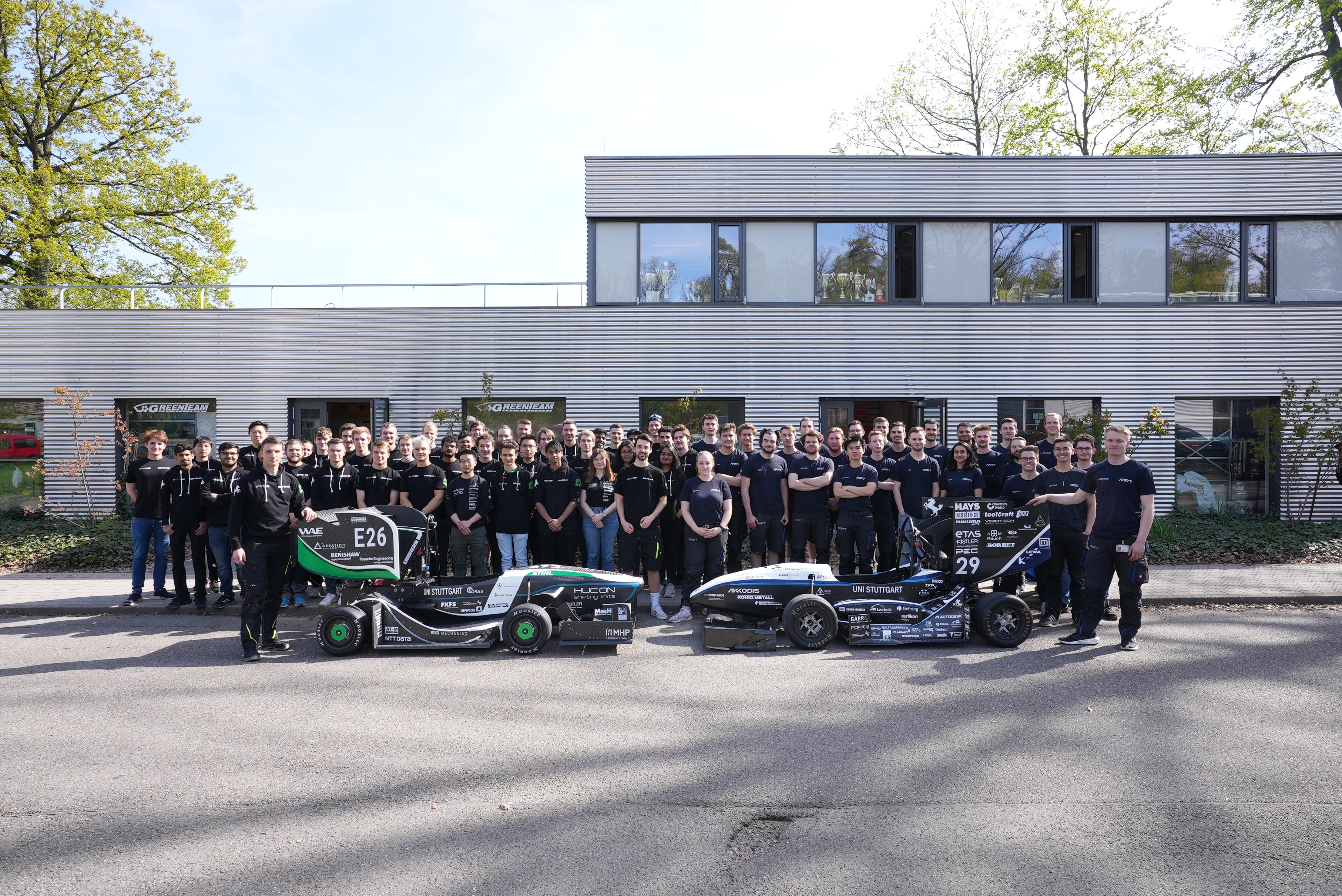 Teammitglieder des Rennteams 2023
