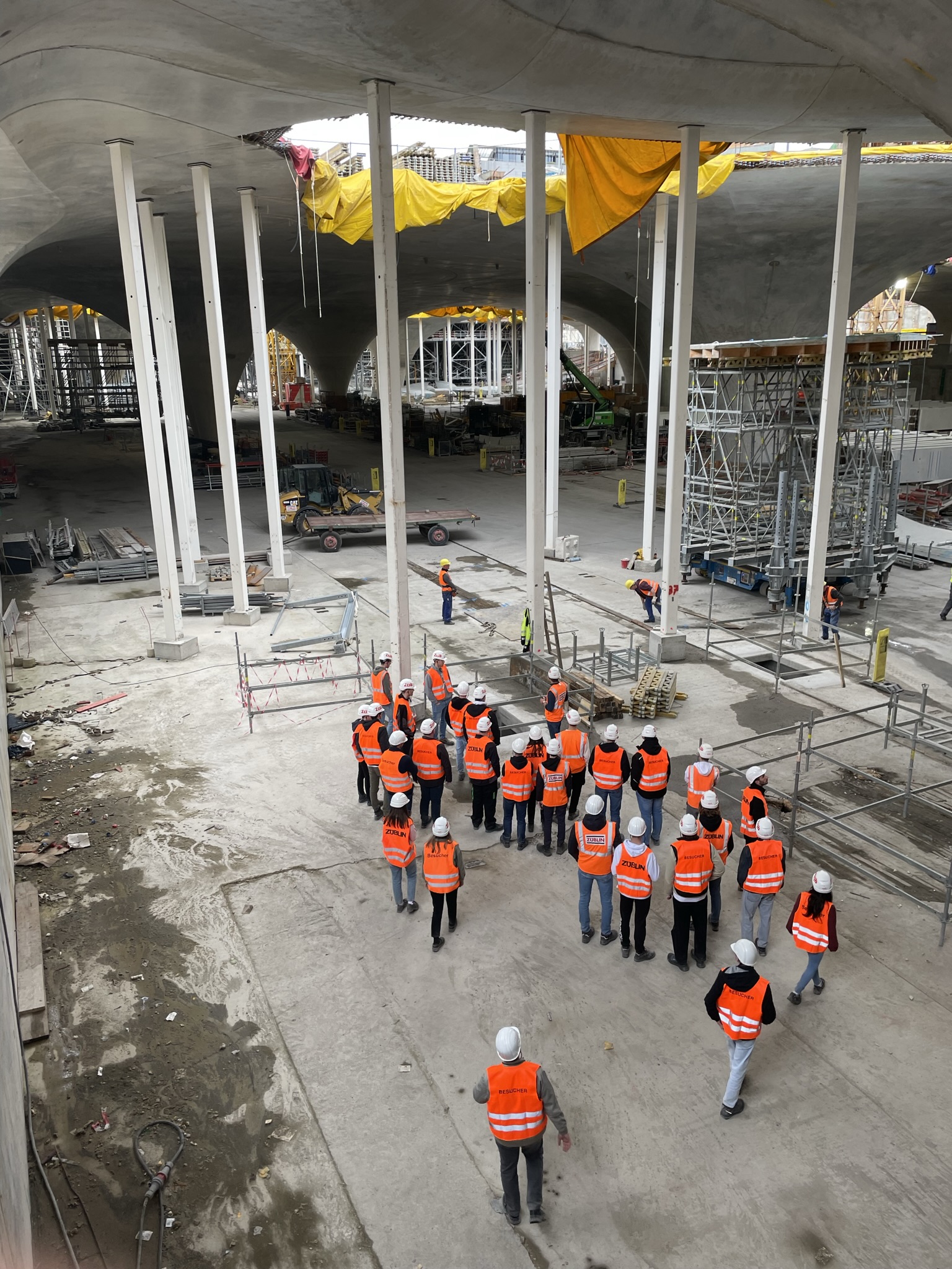 S 21 Exkursion- Einblicke in die Praxis: Studierende erkunden die Baustellen des neuen Bahnhofs in Stuttgart!