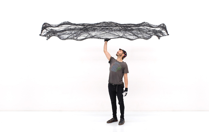 ITECH M.Sc. 2018: Resistant Filigrees - Shape Optimization-to-Fabrication Workflow for coreless wound CFRP structures for spanning applications; Jorge Christie