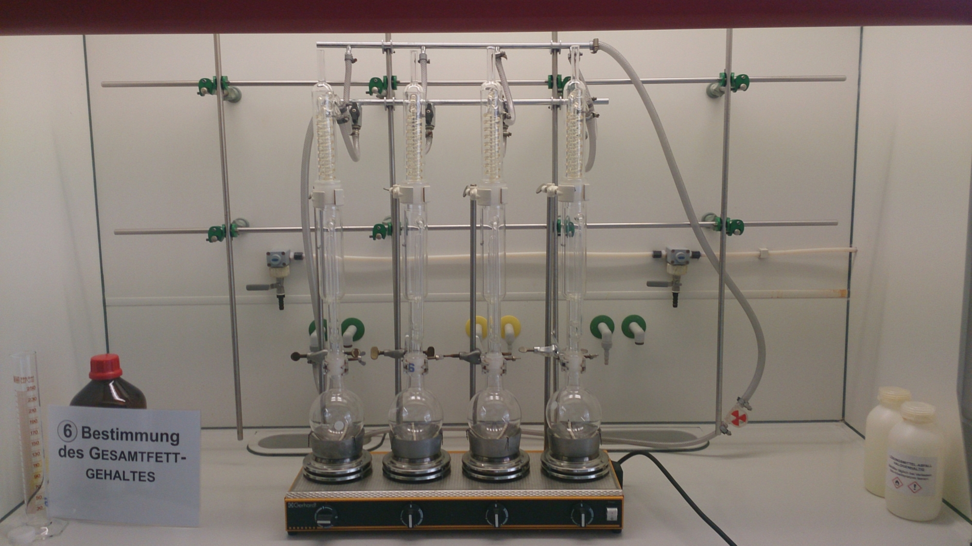 Eindrücke aus dem Praktikum Lebensmittelchemie