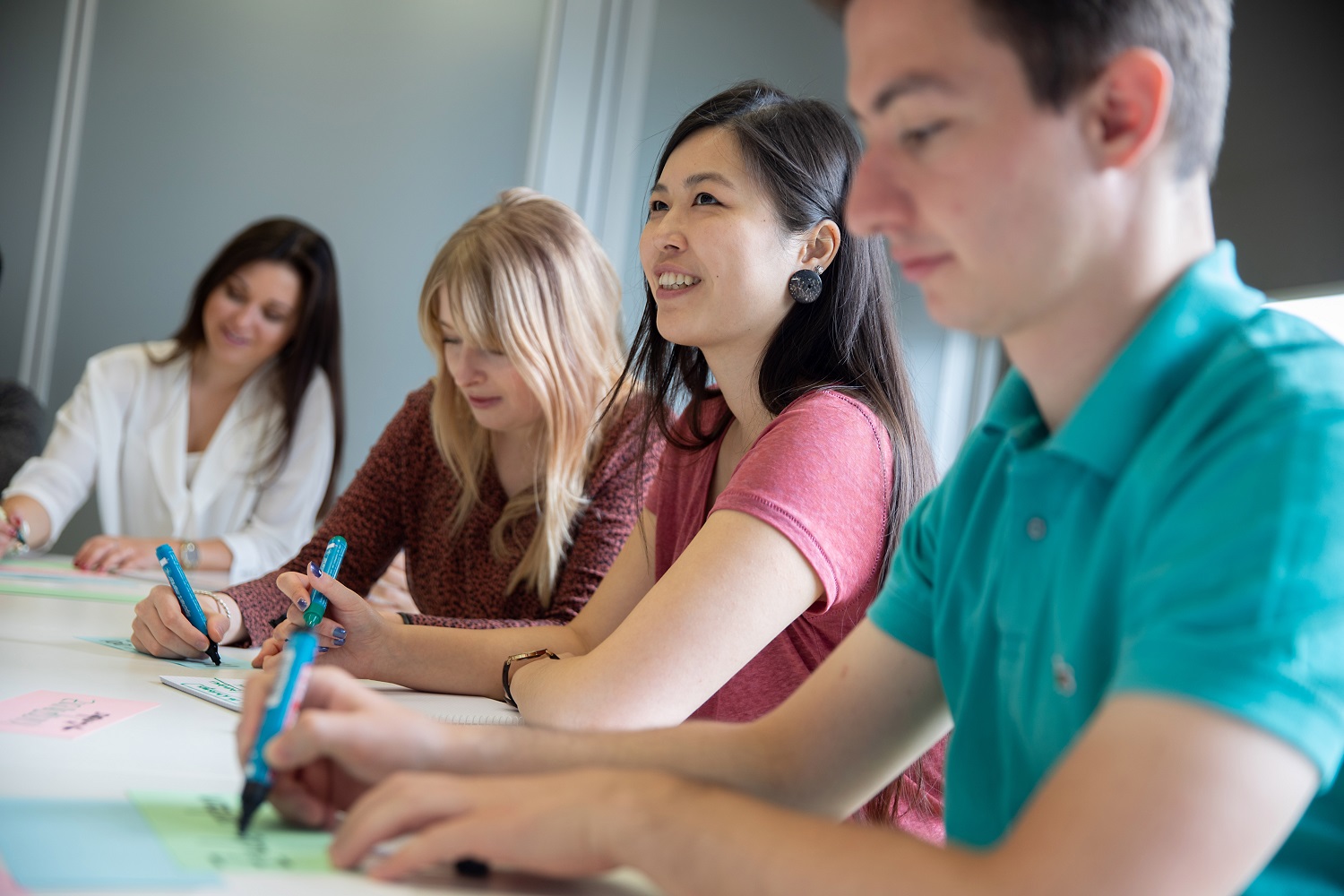 Studierende beim Lernen