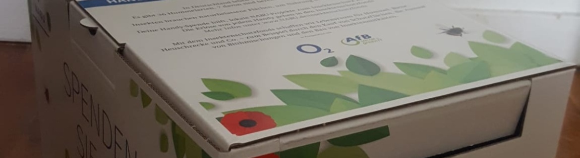 Sammelbox für Handys, Smartphones und Tablets