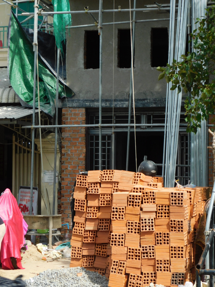Baustelle in Phnom Penh