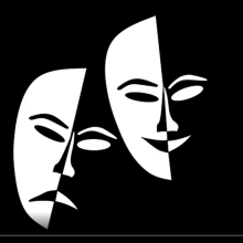 Symbol image theater masks