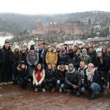 Studierende, die an der Winter University der Universität Stuttgart teilgenommen haben.