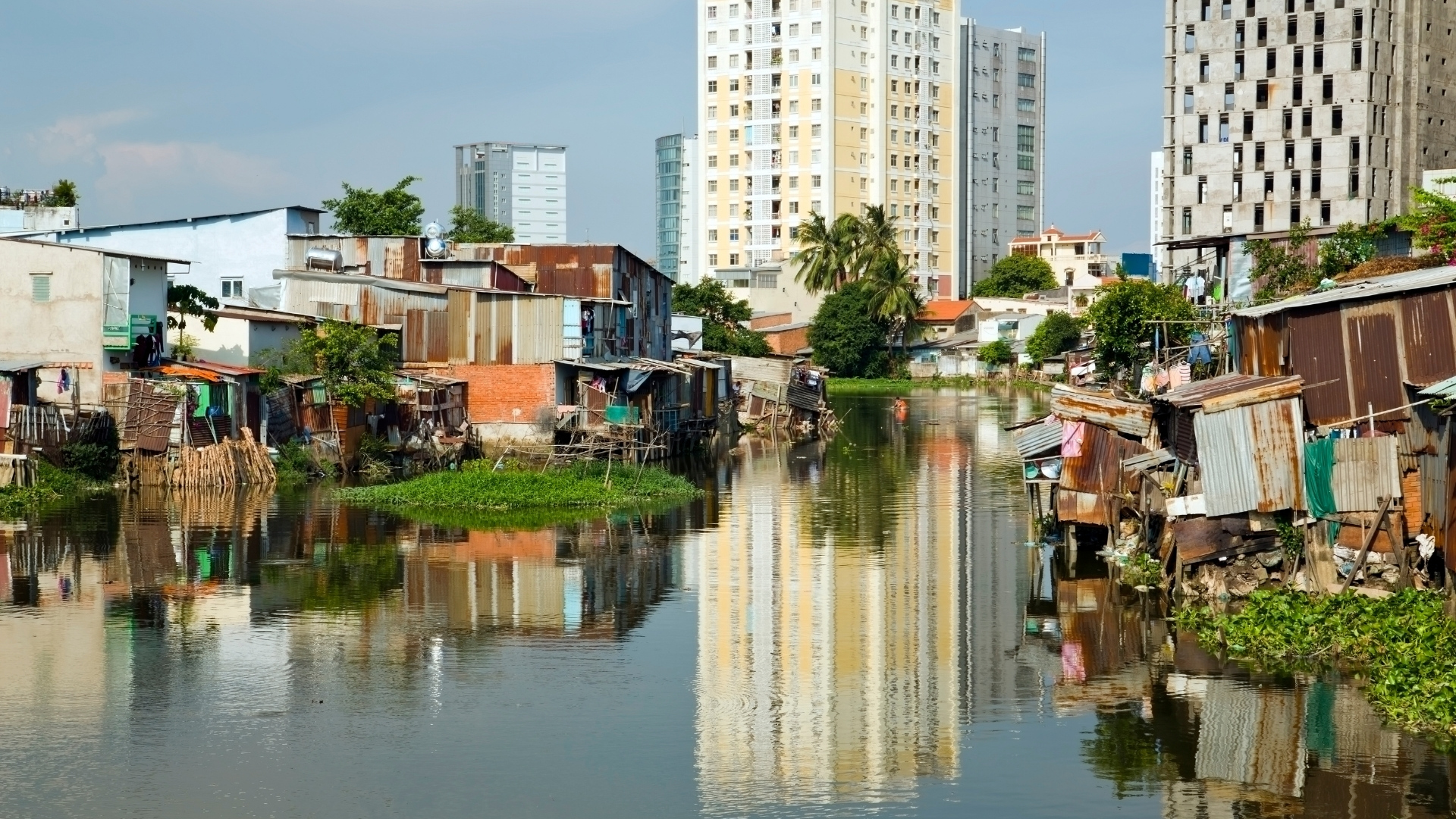 Siedlung in Saigon / Vietnam.
