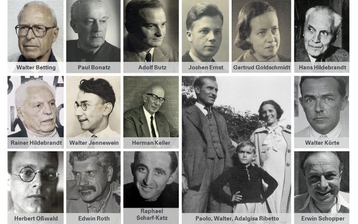 Einige der vielen Personen, die in der NS-Zeit verfolgt und entrechtet wurden.