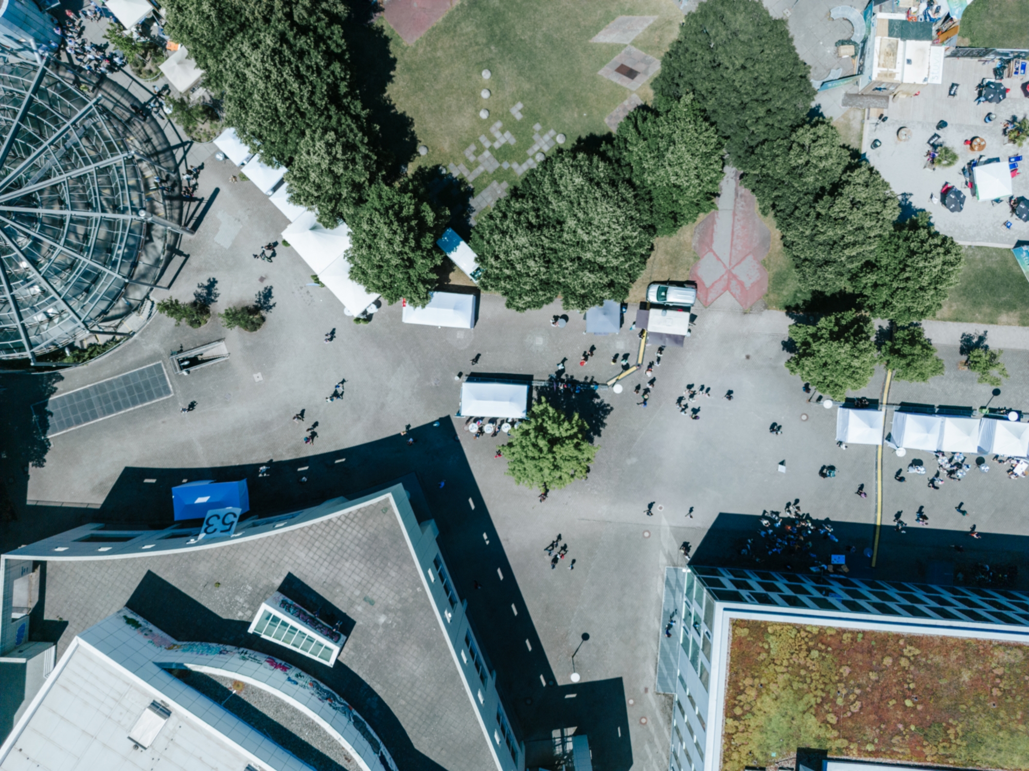 Campus Vaihingen from above