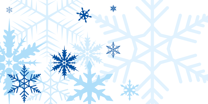 Stylized snowflakes