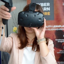 Testen einer Virtual Reality Anwendung bei der meccanica feminale 2018