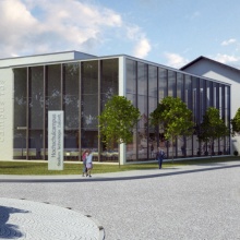 Im ehemaligen EnBW-Gebäude soll der Campus Freudenstadt der Uni Stuttgart entstehen. Computersimulaton des künftigen Gebäudes.