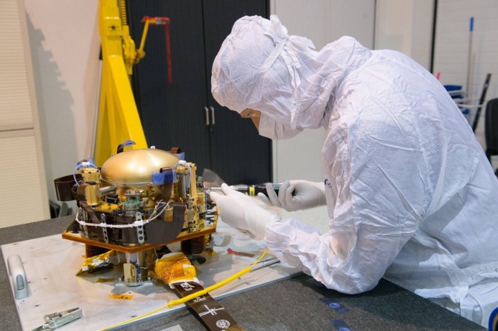 Tests in Schiltach: ein Seismometer-Paket, das dem entspricht, das bei der Mars-Mission „InSight-Lander“ ab Mai 2018 im Einsatz sein wird.