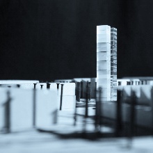 Model of the world’s first adaptive high-rise building.