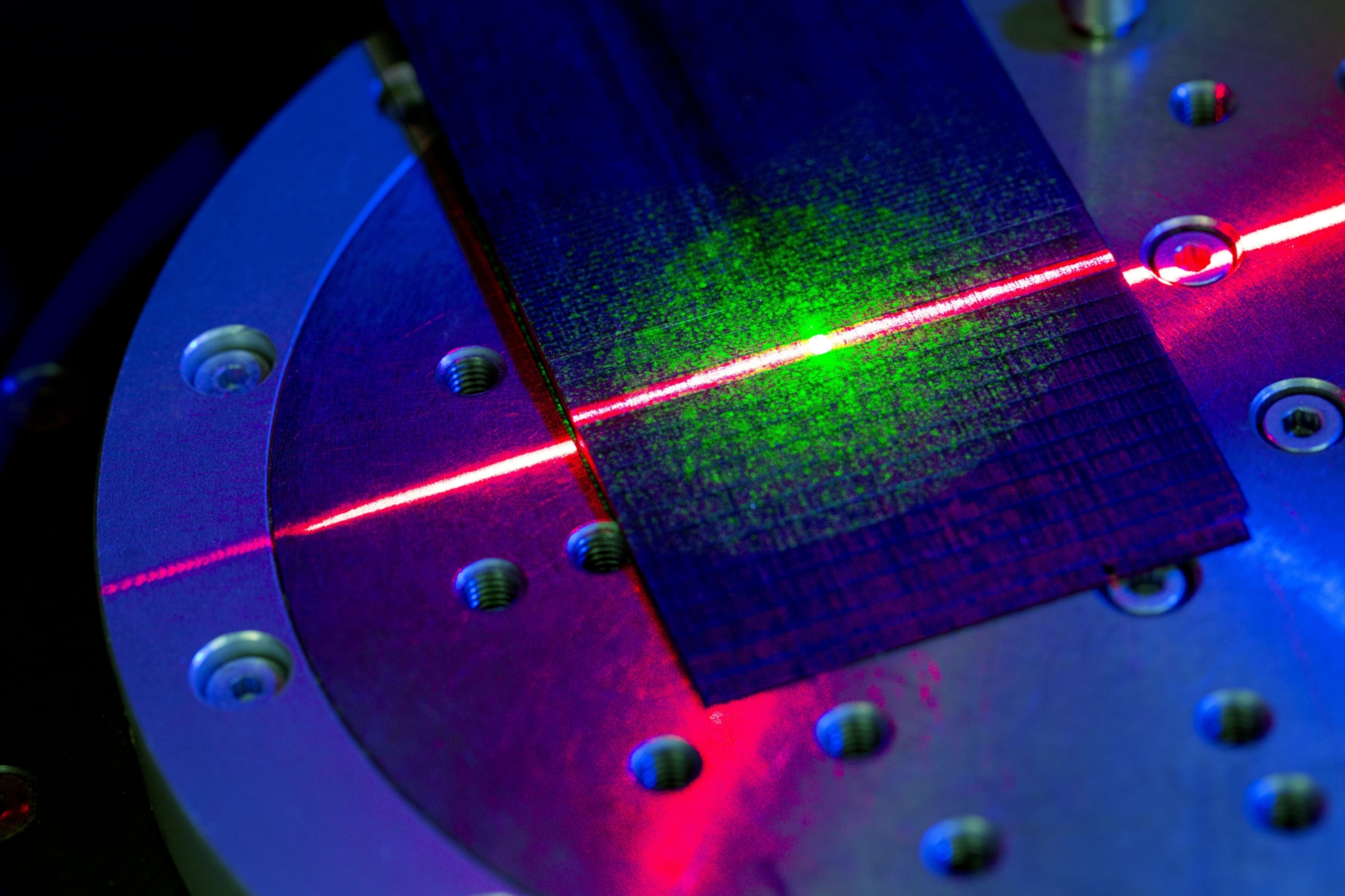 Laser material processing of carbon-fibre reinforced plastics at Institute of Laser Technologies.