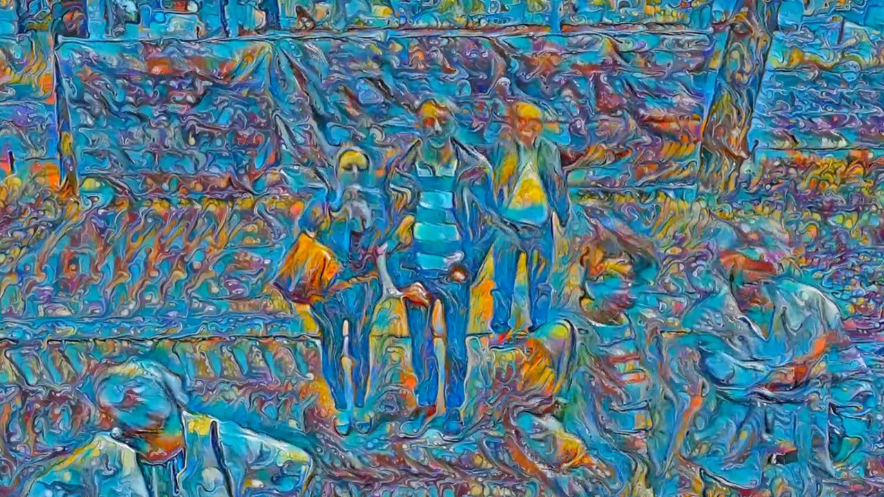 Screenshot der Kunstinstallation in Potsdam