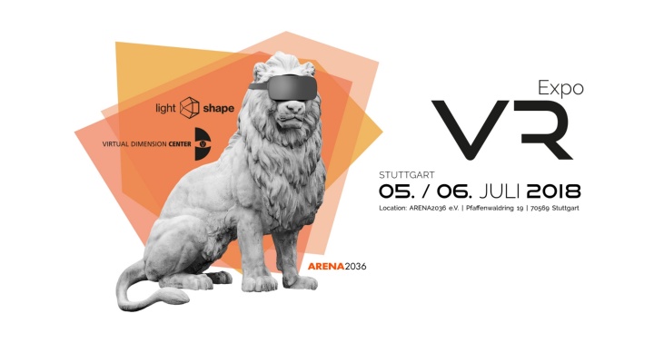 Die VR Expo 2018 findet in der Forschungsfabrik ARENA2036 statt.