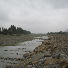Der Río Lurín südlich von Lima. TRUST-Forscher wollen herausfinden, wieviel Wasser er genau führt und in welcher Qualität.