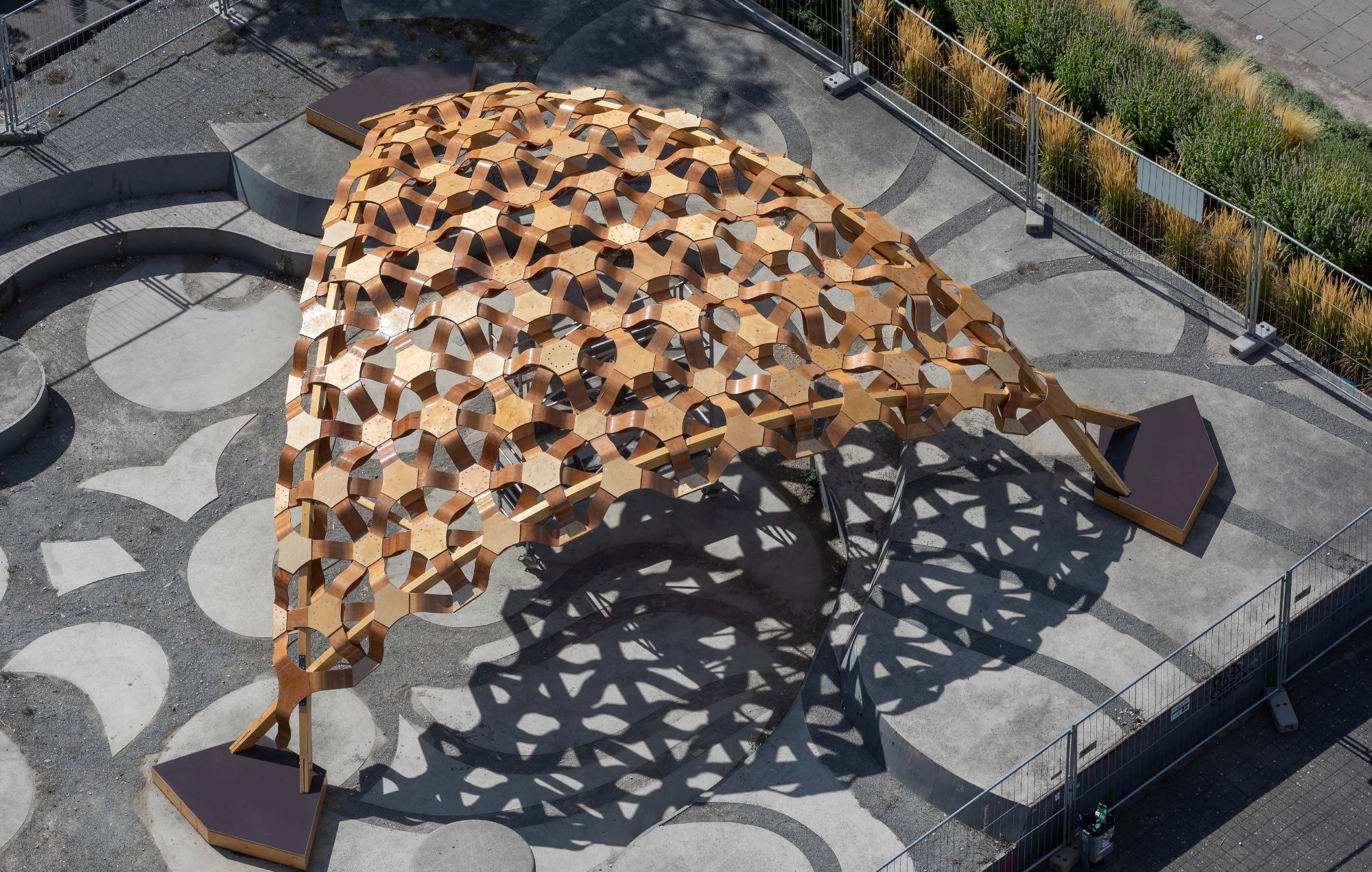 Research pavillion of the BioMat Group