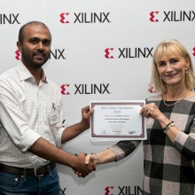 Ponnanna Kelettira Muthappa, Student im internationalen Masterstudiengang “Information Technology” (InfoTech) der Universität Stuttgart, hat den Xilinx Open-Hardware-Wettbewerb in der Kategorie “Student” gewonnen.