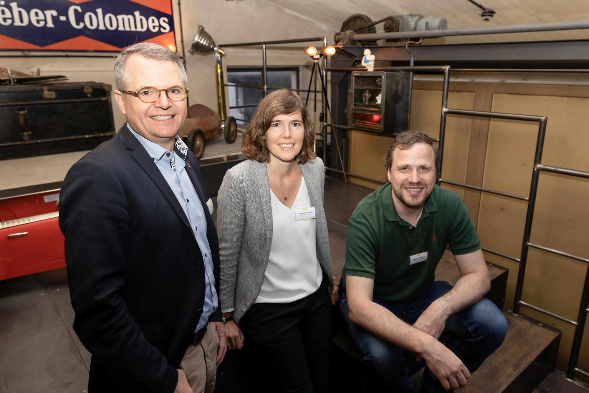 von links: Prof. Harald Giessen, Dr. Andrea Toulouse (Sprecherin) und Prof. Michael Heymann
