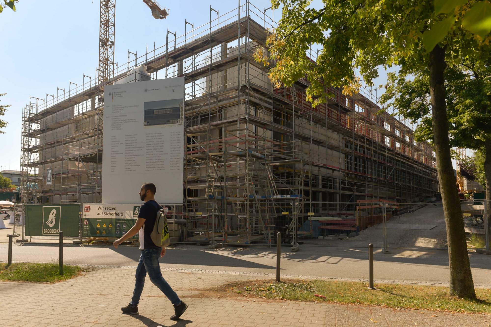 Das ZAQuant auf dem Campus Vaihingen.