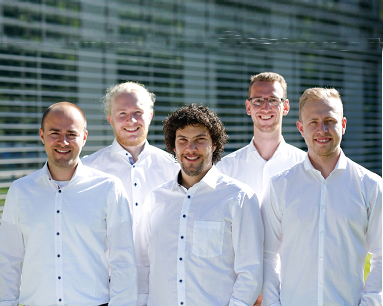 The successful challenge team