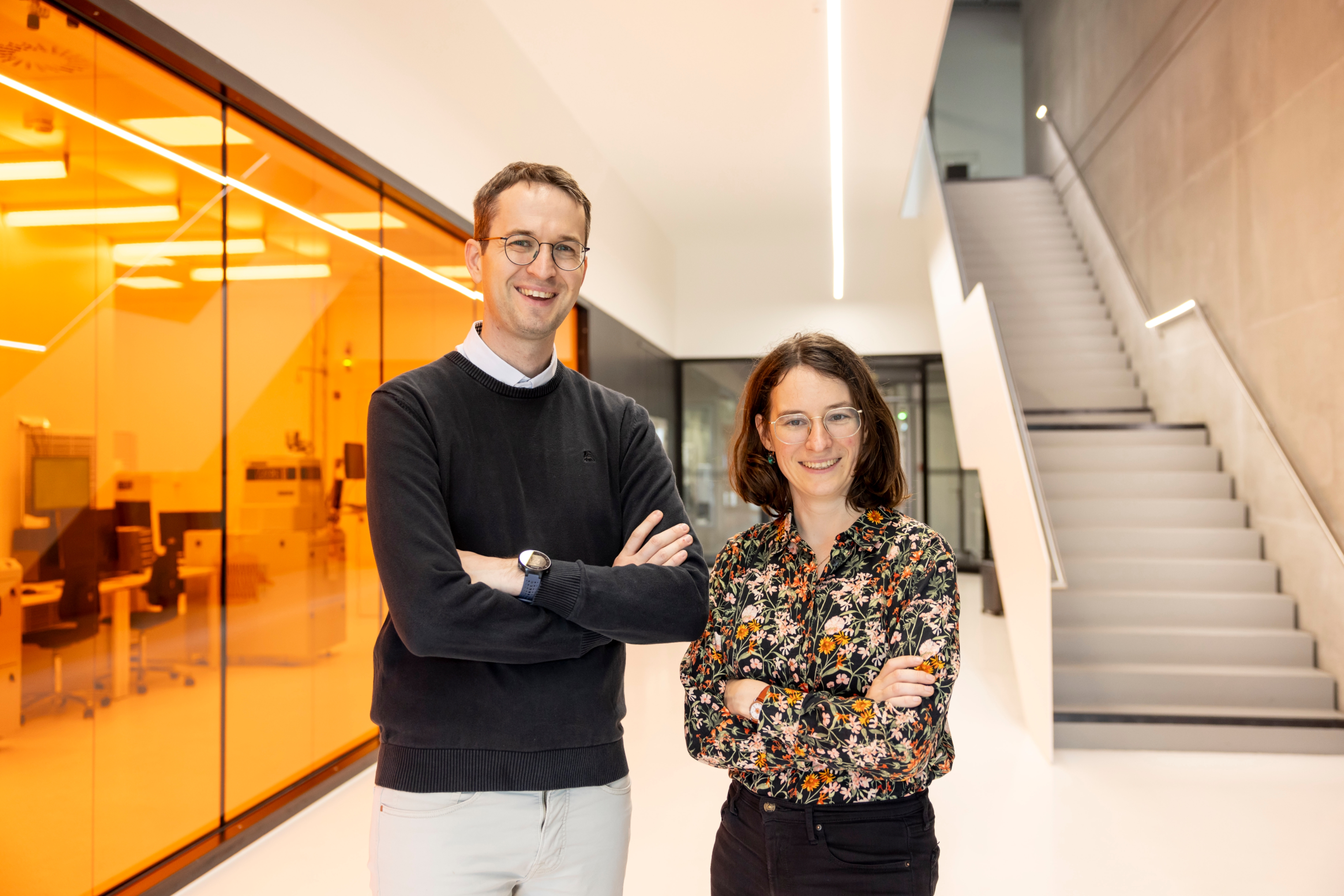 Laëtitia Farinacci and Stephan Welte