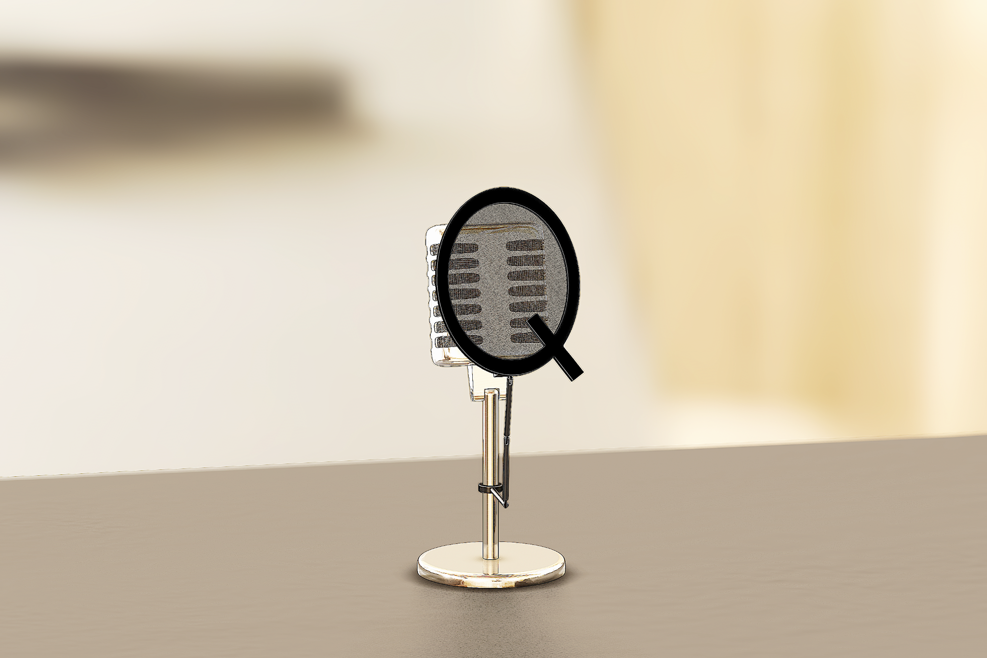 quantum microphone