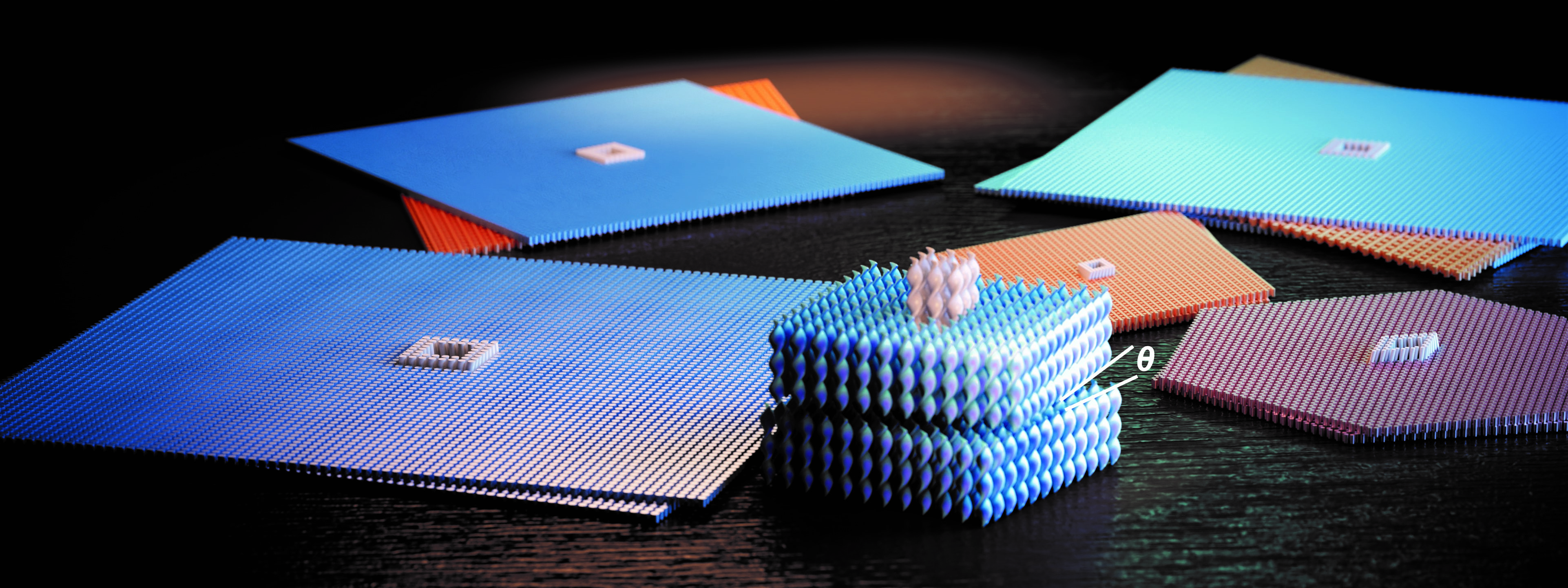 DNA-Moiré-Supergitter