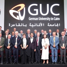Group photo of the participants of the 20th anniversary celebration