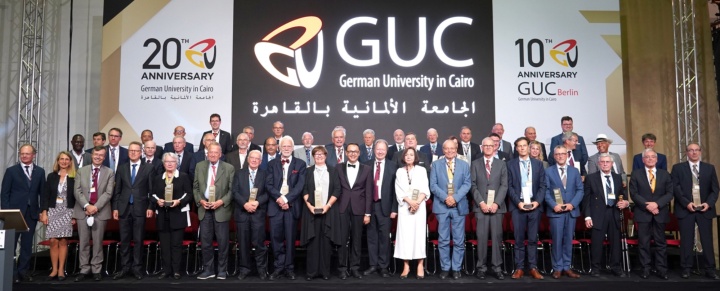Group photo of the participants of the 20th anniversary celebration