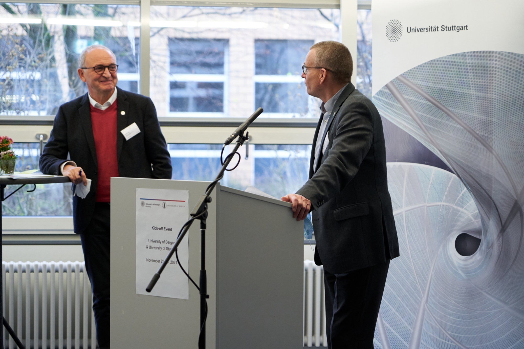 Prof. Helmig and Prof. Dahle