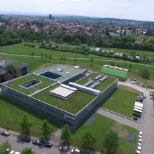 Aerial view of the HLRS